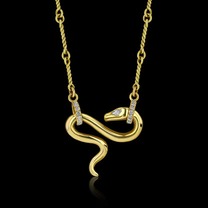 Charmed Serpent Necklace
