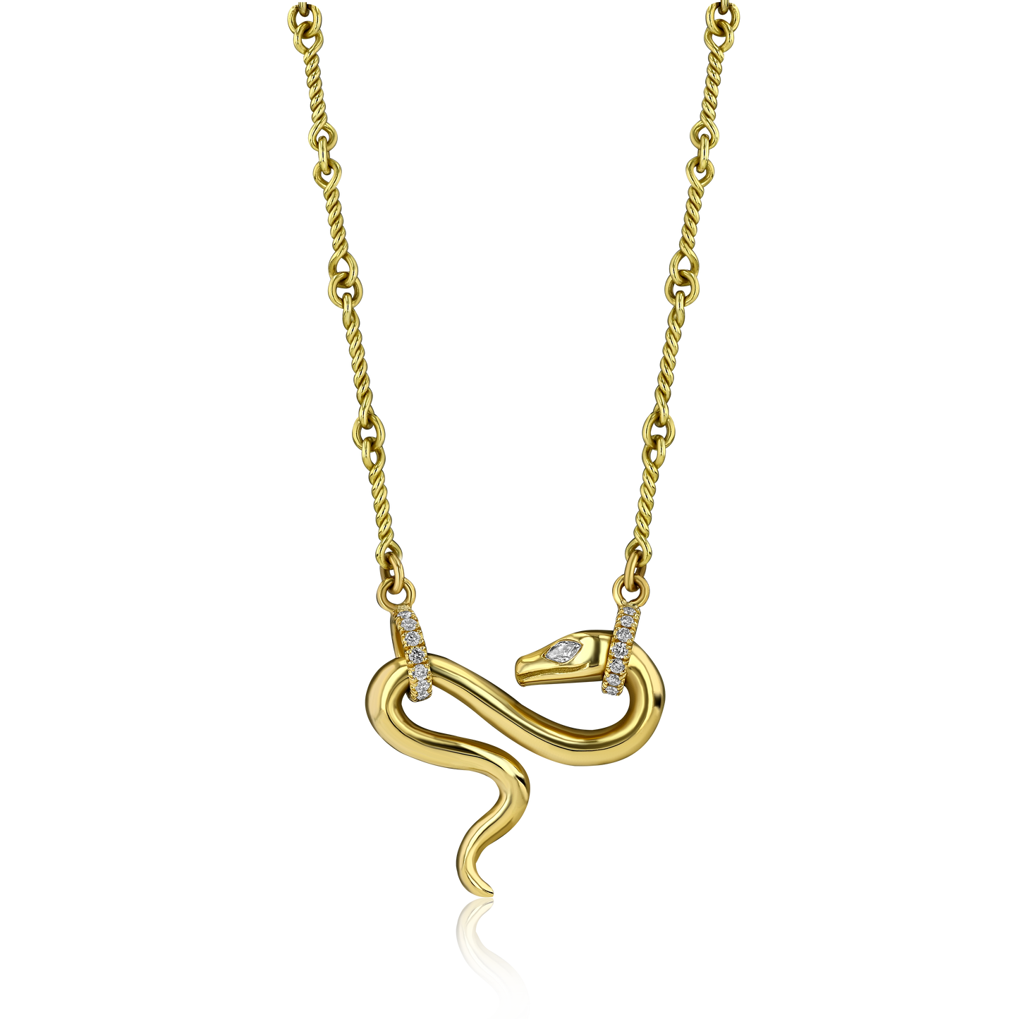 Charmed Serpent Necklace