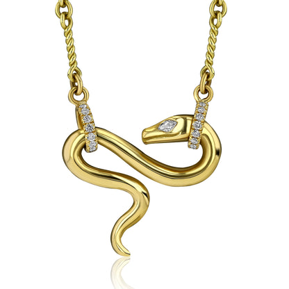Charmed Serpent Necklace