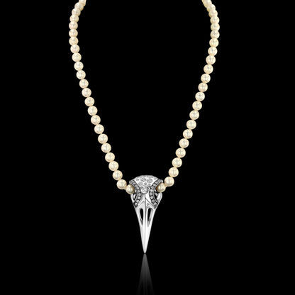 RAVN's Raven Skull on Pearls