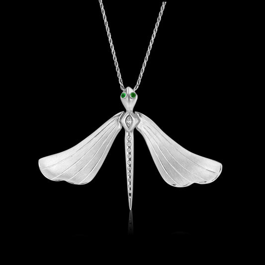 Lady Dragonfly Pendant Necklace