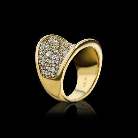 Diamond Saddle Ring