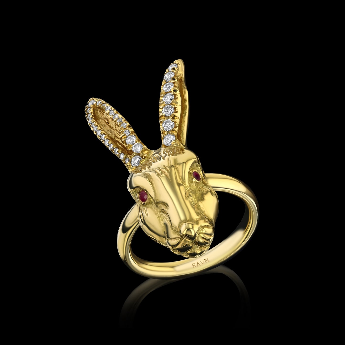 Golden White Rabbit
