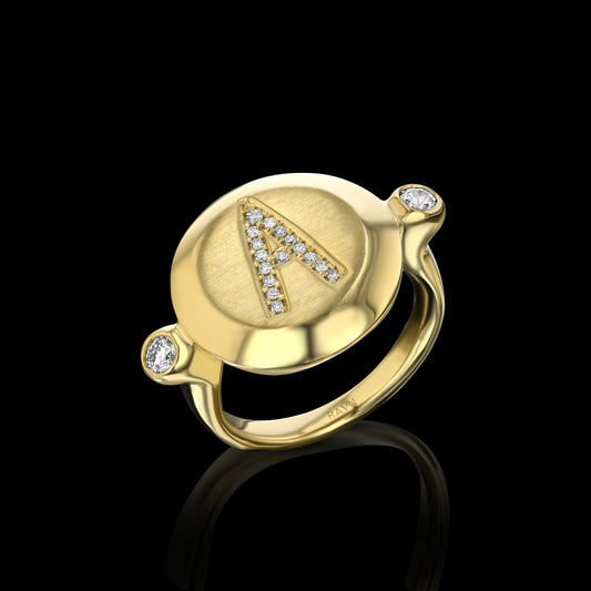 Byzantine Initial Signet Ring