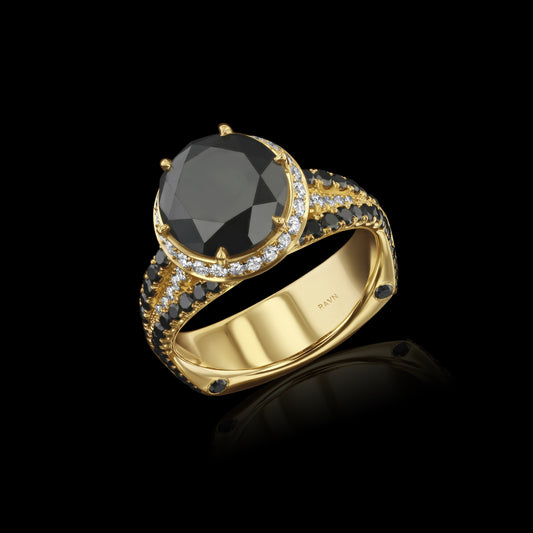 Black Diamond Ring