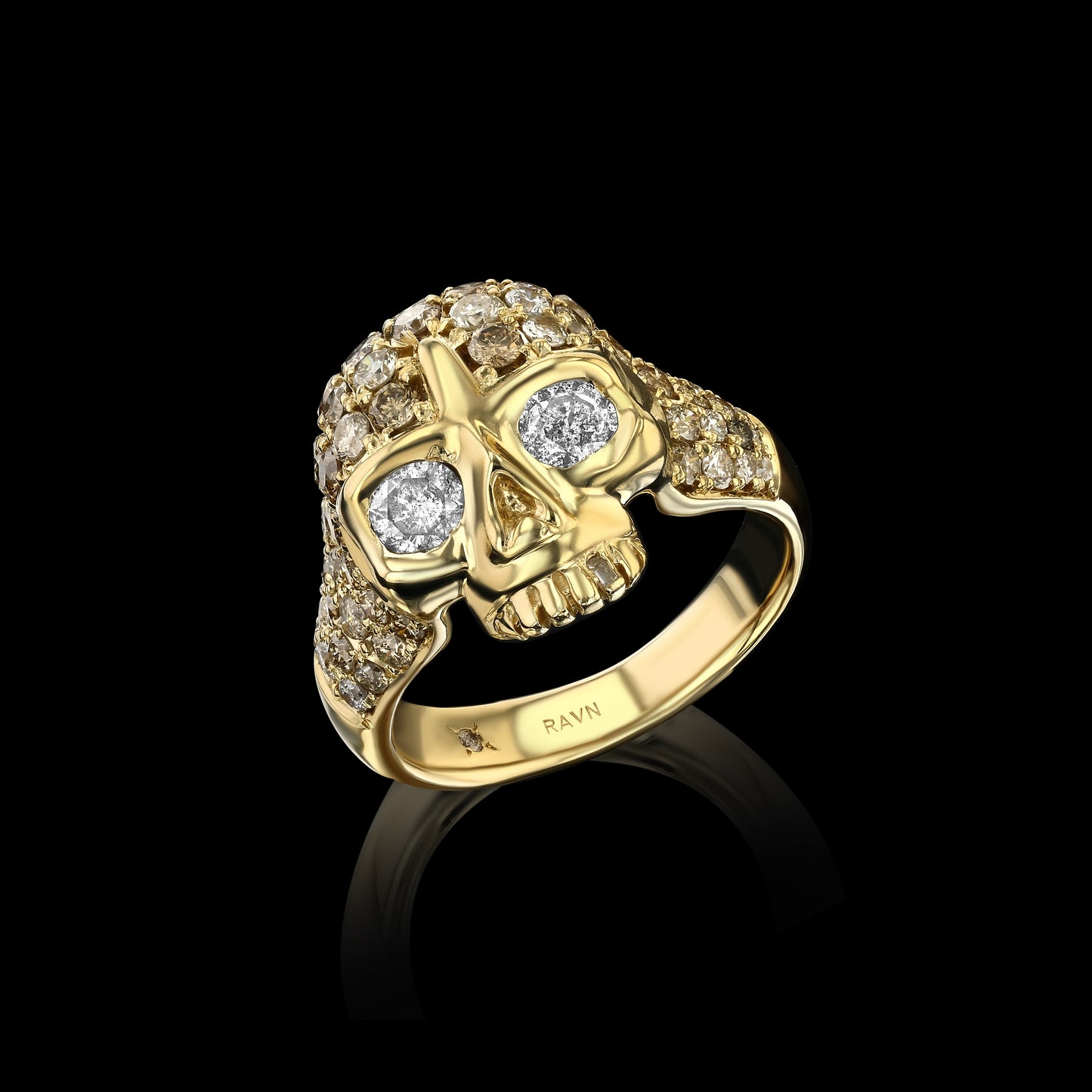 Bling Petite Skull Ring