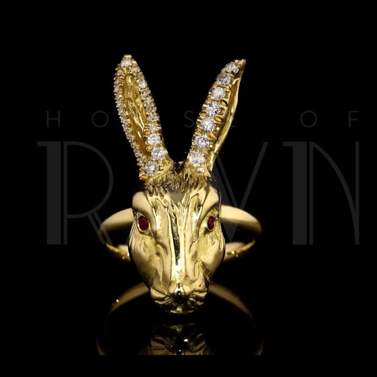 Golden White Rabbit