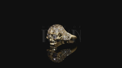 Bling Petite Skull Ring