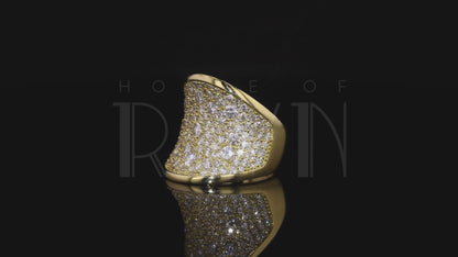 Diamond Saddle Ring